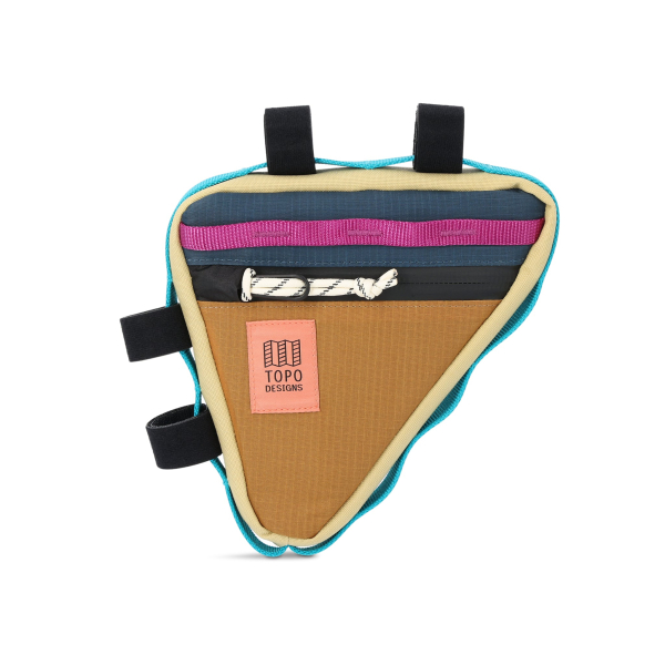 Frame Bike Bag Khaki/Pond Blue