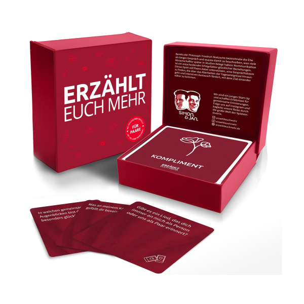 "Erzählt euch mehr für Paare" Kartenspiel