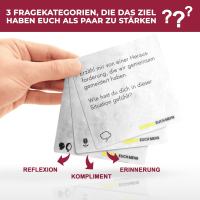 "Erzählt euch mehr für Paare" Kartenspiel