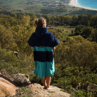 Strandponcho Bluebow Velour XL