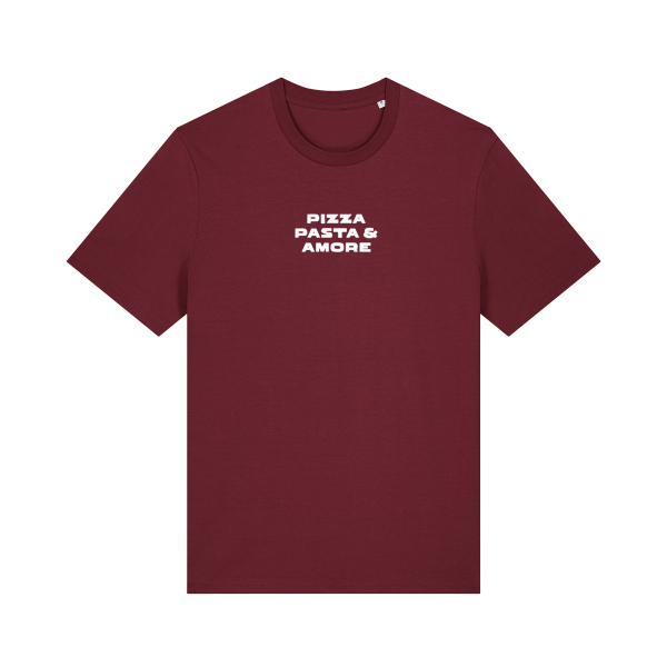 Miss Tee Pizza Con Amore T-Shirt – Oversize, Baumwolle, Mit Lustigem Pizza-Print