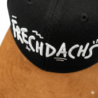Frechdachs Snapback Cap - Schwarz Canvas (M)