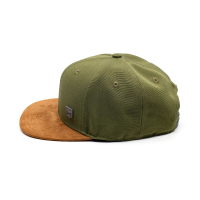 Casual Business Snapback Cap - Khaki Canvas (XL)