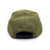 Casual Business Snapback Cap - Khaki Canvas (XL)