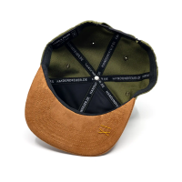 Casual Business Snapback Cap - Khaki Canvas (XL)