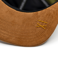 Casual Business Snapback Cap - Khaki Canvas (XL)