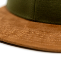 Casual Business Snapback Cap - Khaki Canvas (XL)