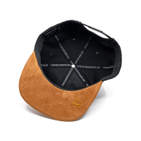 Casual Business Snapback Cap - Schwarz Canvas (XL)