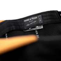 Casual Business Snapback Cap - Schwarz Canvas (XL)