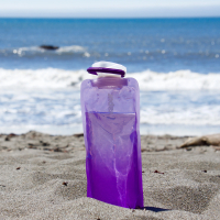 Faltbare Trinkflasche 0,7 l Original Anti-Bottle Lavender